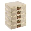 JD Fresh 16 Peices Non Woven Big size Saree lehenga Cover/Ghagara bags, Cloth storage box for clothes, saree organisers storage for wardrobe, Clothes bags for storage clothing - 16 PCs Orange
