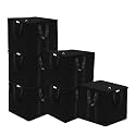 JD Fresh 6 piece 85 Liters Nylon Storage Bags For Clothes Large Packing Bags For Clothes Storage Large Big Bags For Travelling Home Organizer Items And Storage Bags For Travel Cloth Bag- Red &amp; Black