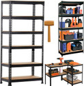 JD FRESH Adjustable Boltless Metal Shelving UnitHeavy