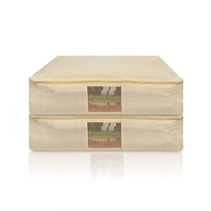 jd fresh 2 peices cotton big size lehengagrownghagara bags cloth storage box storage box for clothes saree organisers storage for wardrobe garment bags for storage clothing -2 pcs