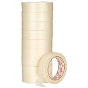 JDEL Masking Paper Tape 50 m x 30 mm 10 Rolls Tower Cream 30x50