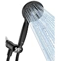 JDO Handheld Shower Head with LED Display Temperature -High Flow Showerhead with 6 Different Shower Modes - Easy-to-Clean Functions - Shower Hose Shower Holder Included