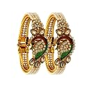 JDX Gold Plated Adjustable Gand Bracelet for