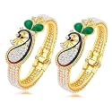 JDX Gold Plated Adjustable Gand Bracelet for
