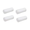 JDX Microfibre Round Bolster Bed/Sofa/Diwan Pillow | Light, Soft &amp; Fluffy for Neck &amp; Back Support | Washable Breathable, Durable | Size 14x30 Inch - Big Round Pillow | Set of 4