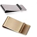 Stainless Steel & Brass Money Clip, Pack of 2