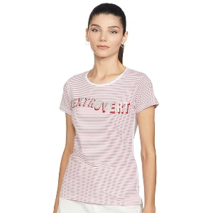 Basic round neck graphic tee