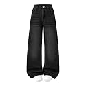 Jeans for Girls Baggy Wide Leg High Waisted Y2K Denim Pants 7-14Y