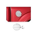 JeCar Gas Cap Cover with Lock for Ford F150 2015-2020 - Chrome Fuel Tank Door Cover Replacement Exterior Accessories