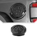 JeCar Gas Tank Cap Fuel Door Cover Fit for Jeep Wrangler JL JLU 2018-2026 2-Door 4-Door