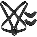 Jecery 1 Set Double Strap Honor Guard Parade Flag Carrier with White Gloves