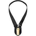 Jecery 1 Set Single Strap Flag Carrier Harness for Parade,Black, Gold