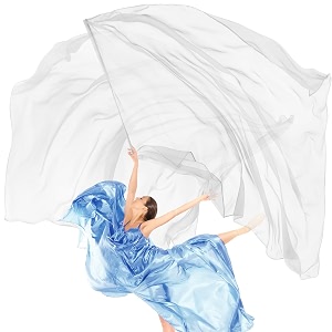 Jecery 2 Pack Praise Dance Worship Flags