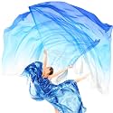 Jecery 2 Pack Praise Dance Worship Flags