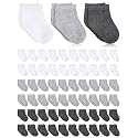Jecery 60 Pairs Newborn Baby Socks Bulk, Infant Anklets Unisex Cotton