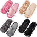 Jecery Microfiber Clean Mop Slipper