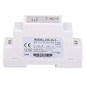 Jectse DIN Rail Power Supply, 5V Switching Power Supply,DR-15-5 DIN Rail Single Output Switching Power Supply 15W 5V 3A,Automatic Cooling,Pulse Width Modulation (PWM)