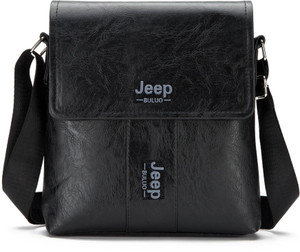 jeep buluo black men messenger bag solid