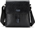 jeep buluo Black Men Messenger Bag Solid