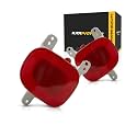 For Jeep Renegade 2015 2016 2017 2018 Bumper Reflector Driver and Passenger Side | Pair | Rear | CAPA | Replacement For CH1184103C, CH1185103C | 191275369463, 68255514AA, 191275369470, 68255513AA