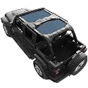 Jeep Wrangler Sun Shade Top for JL 4 Door (2018-2023) Mesh Sunshade Roof