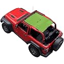 Jeep Wrangler Sun Shade Top for JL 2 Door (2018-2023) Mesh Sunshade Roof