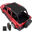 Jeep Wrangler Sun Shade Top for JL 4 Door (2018-2023) Mesh Sunshade Roof