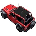 Jeep Wrangler Sun Shade Top for JL 2 Door (2018-2023) Mesh Sunshade Roof