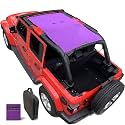 Jeep Wrangler Sun Shade Top for JL 4 Door (2018-2023) Mesh Sunshade Roof