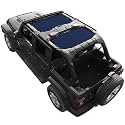 Jeep Wrangler Sun Shade Top for JL 4 Door (2018-2023) Mesh Sunshade Roof