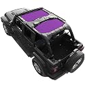 Jeep Wrangler Sun Shade Top for JL 4 Door (2018-2023) Mesh Sunshade Roof