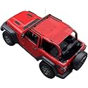 Jeep Wrangler Sun Shade Top for JL 2 Door (2018-2023) Mesh Sunshade Roof
