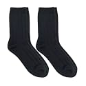 Jefferies Socks Boy's Rayon Derived From Bamboo School Uniform Ribbed Crew Socks 2 Pair Pack