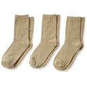 Jefferies Socks Boys 8-20 Rib Crew Socks 3 Pair Pack