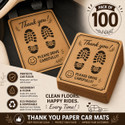 JEKO Paper Disposable Paper Mat For  Universal For Car