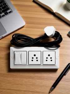 JELECTRICALS Modular Extension Board 2 Socket Extension