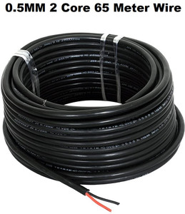 jelectricals pvc 05 sqmm black 65 m wire black
