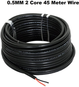 jelectricals pvc 05 sqmm black 45 m wire