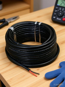 jelectricals pvc 05 sqmm black 20 m wire black