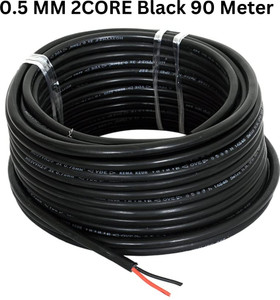 jelectricals pvc 05 sqmm black 90 m wire