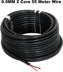 jelectricals pvc 05 sqmm black 55 m wire