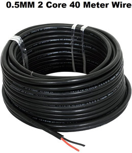 jelectricals pvc 05 sqmm black 40 m wire black