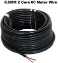 JELECTRICALS PVC 0.5 sq/mm Black 60 m Wire (Black)