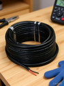 JELECTRICALS PVC 0.5 sq/mm Black 20 m Wire (Black)