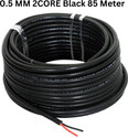 JELECTRICALS PVC 0.5 sq/mm Black 85 m Wire