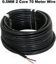 JELECTRICALS PVC 0.5 sq/mm Black 70 m Wire