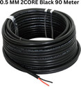 JELECTRICALS PVC 0.5 sq/mm Black 90 m Wire