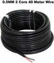 JELECTRICALS PVC 0.5 sq/mm Black 40 m Wire (Black)