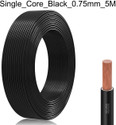 JELECTRICALS PVC 0.75 sqmm Black 5 m