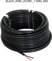JELECTRICALS PVC 1.5 sq/mm Black 25 m Wire (Black)
